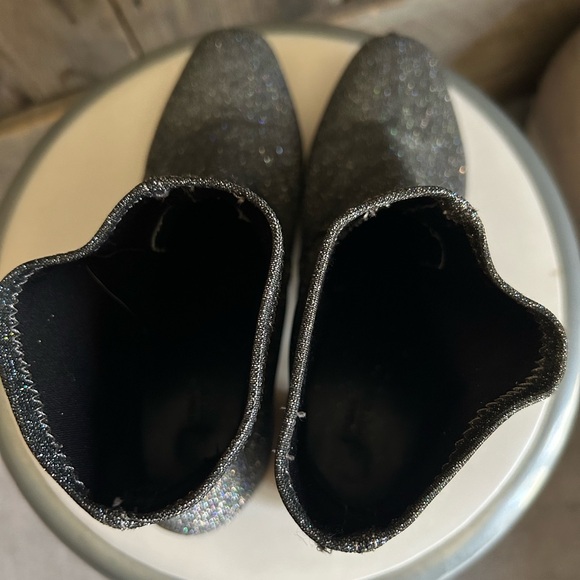 Urban Outfitters Metallic Sock Booties Boots - Picture 7 of 7